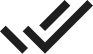 Black checkmark symbol on white background