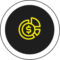 Minimalist yellow briefcase graphic